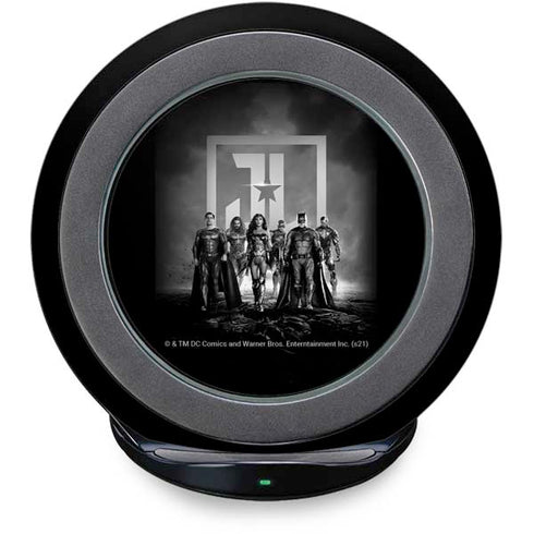 The Justice League (2017) Justice League Black and White Fast Charge Wireless Charging Stand Skin